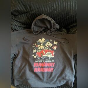 Disney Gray Hoodie with Character Design